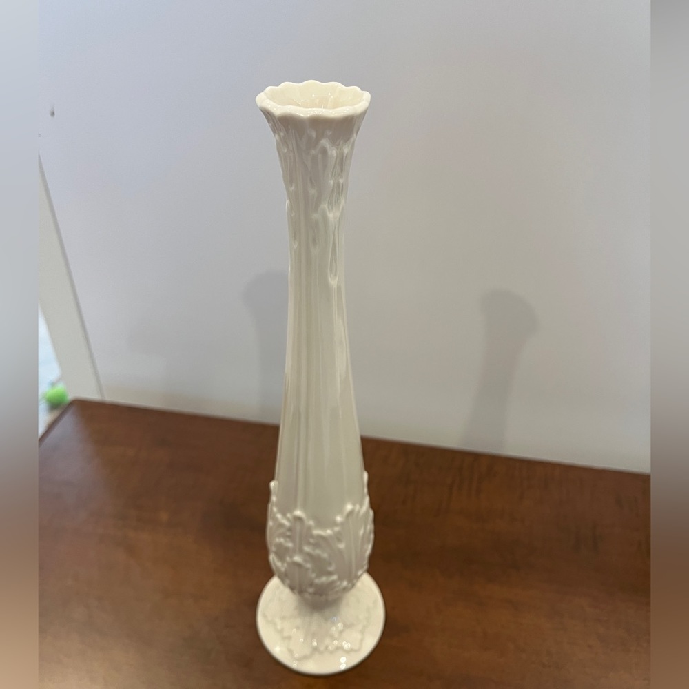 Vintage Lenox Embossed Ivory Vase